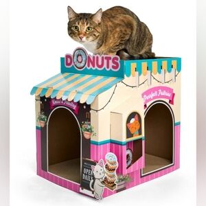 Royal Pet HAPPY CAT Donut Shop Cat Scratcher. OS. Multicolors.